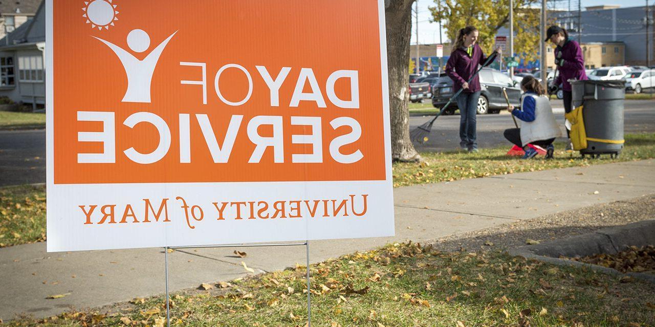 Day of Service Sign in Bismarck